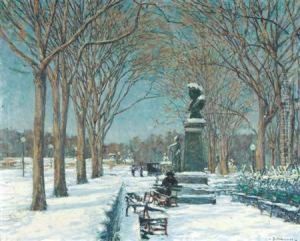 Park In Winter by Peter Schmauss