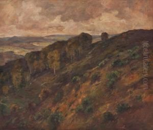 Herbstliche Eifellandschaft by Wilhelm Schmetz