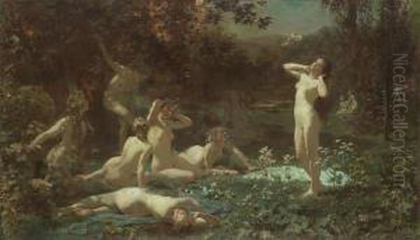 Wood Nymphs In The Moonlight - view 1