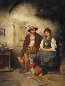 Die Brautwerbung by Mathias Schmid
