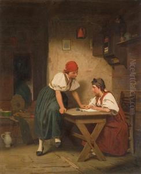 Reading Girl - view 1