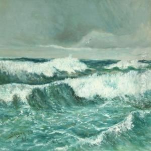 Seascape by Albrecht Elvinus Schmidt
