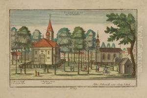 "prospect In Der Au Bey Munchen". by Albrecht Elvinus Schmidt