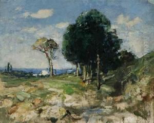 Sommerlandschaft by Friedrich Albert Schmidt