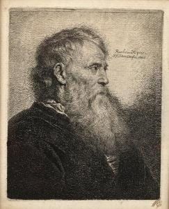 Portrait Of Rembrandt by Georg Friedrich Schmidt