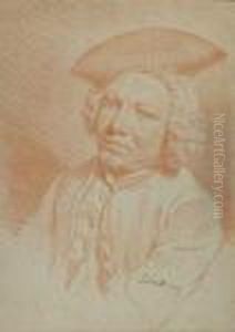 Portrait D'homme by Georg Friedrich Schmidt