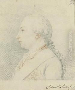 Portrait Of A Gentleman by Georg Friedrich Schmidt