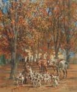 La Partenza Per La Caccia by Hans W. Schmidt