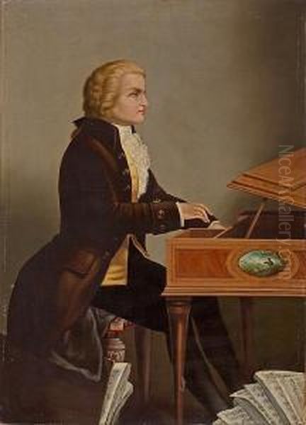 Mozart At The Harpsichord - view 1