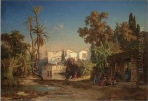 Noon Day Rest In The Oasis Noon Day Rest In The Oasis