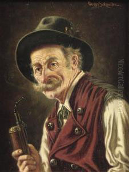 A Man With A Pipe - view 1