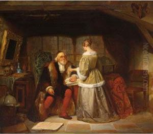 An Interior Scene With Elegant Lady