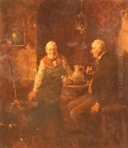 Bei Der Weinprobe by Hermann Schmidtmann