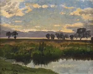 Boddenlandschaft by Georg Schmitgen