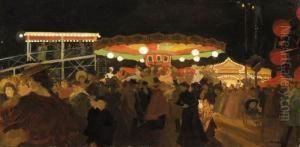 The Fairground by Antoine Guillaume Schmitz