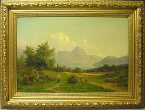 Gebirgslandschaft Am Hintersee - view 1