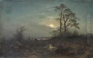 Wschod Ksiezyca Wrzosowisko by Georg Schmitz