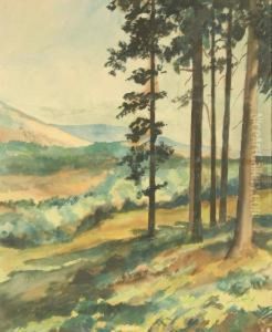 Landschaft Am Waldrand by Hermann Schmitz