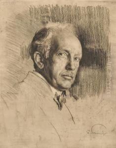 Richard Strauss by Ferdinand Schmutzer