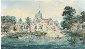 View Of Chiswick Ferry by Robert Blemmell Schnebbelie