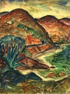 Sudliche Kustenlandschaft by Carlos Schneider