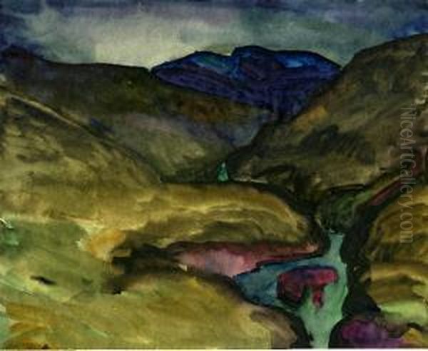 Berglandschaft Mit Fluss - view 1
