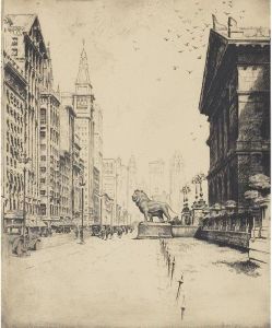 Michigan Boulevard by Otto J. Schneider