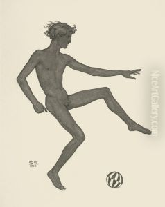 Ballspieler by Sasha Schneider