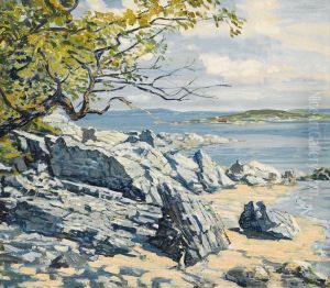 A Rocky Shore, Summer by Walter Elmer Schofield