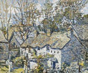 Cornish Farm, Treganhish by Walter Elmer Schofield
