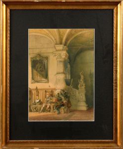 Historisk Scen by Fredrik Wilhelm Scholander