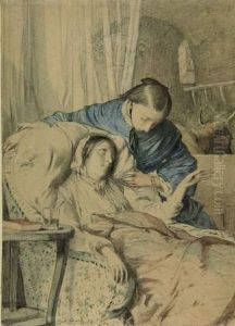 Der Krankenbesuch. 1859