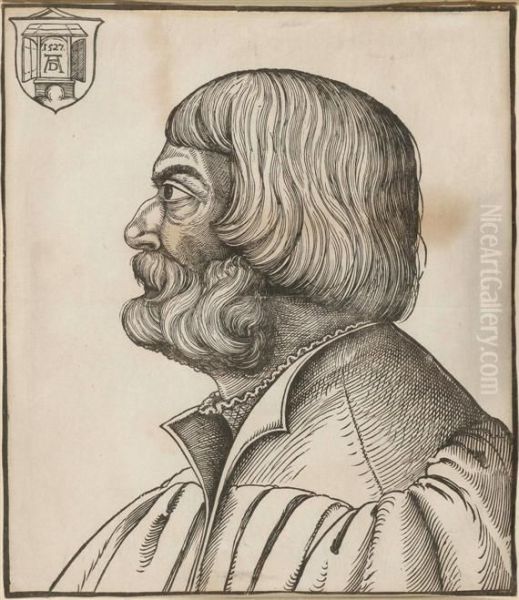 Portrait Of Albrecht Durer In Profile - view 1