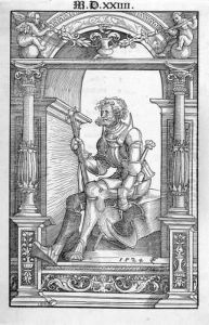Josua Geharnischt Unter Einem Reich Verzierten Tonnengewolbe