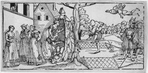 The Snare Of The Fowler (b.vii, 190) by Erhard Schon