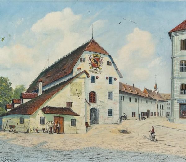 Berner Amtsgebaude Mit Bekrontem Stadtwappen - view 1