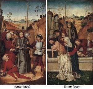 Wing Of An Altarpiece by Ludwig Schongauer