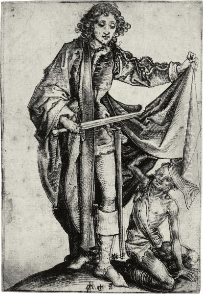 Saint Martin Dividing His Cloak - view 1