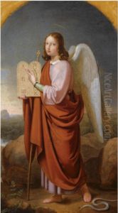 An Angel With The Stone Tablets