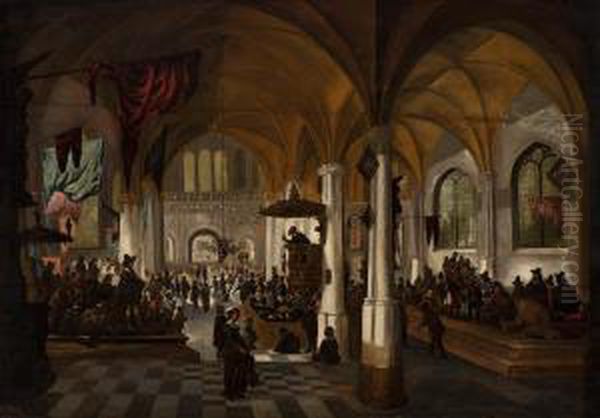 Interior Of A Protestant Church - view 1