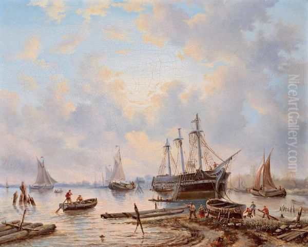 Ships In Harbour - view 1