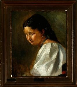 A Roman Lady by Ludvig Abelin Schou