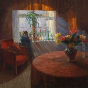 Interior,vintersol by Henrik Schouboe