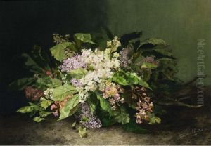 A Flower Still Life With Lilacs by Cornelia Schouten