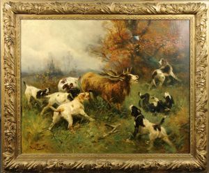 La Chasse Au Cerf by Henry Schouten