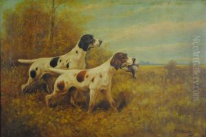 Chiens De Chasse by Hermanus Petrus Schouten