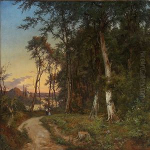 Parti Af Aasevang I Naerheden Af Frederiksdal by Axel Thorsen Schovelin