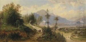 View Of Kufstein by Josef Schoyerer