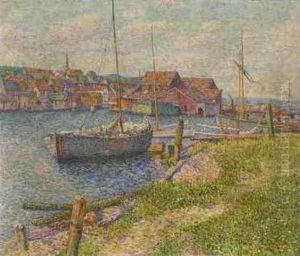Stadt Am Wasser by Bertha Schrader