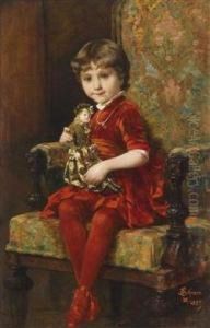 Girlwith Doll by Alois Hans Schramm